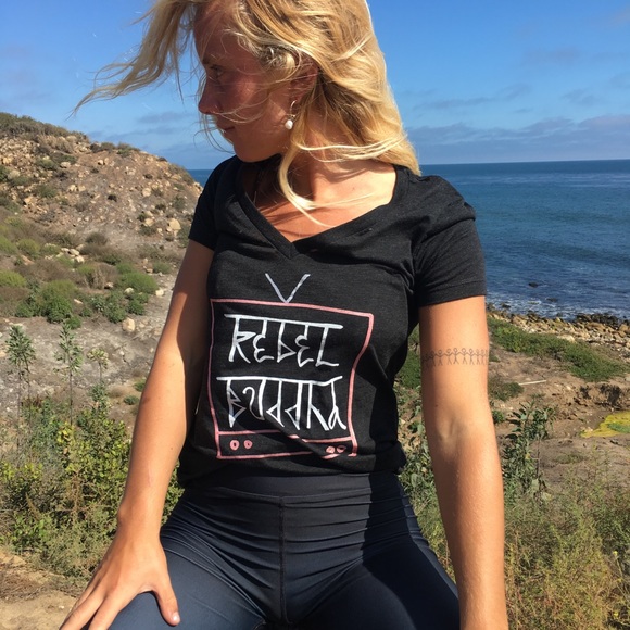 Rebel Buddha women’s v neck - Picture 3 of 5